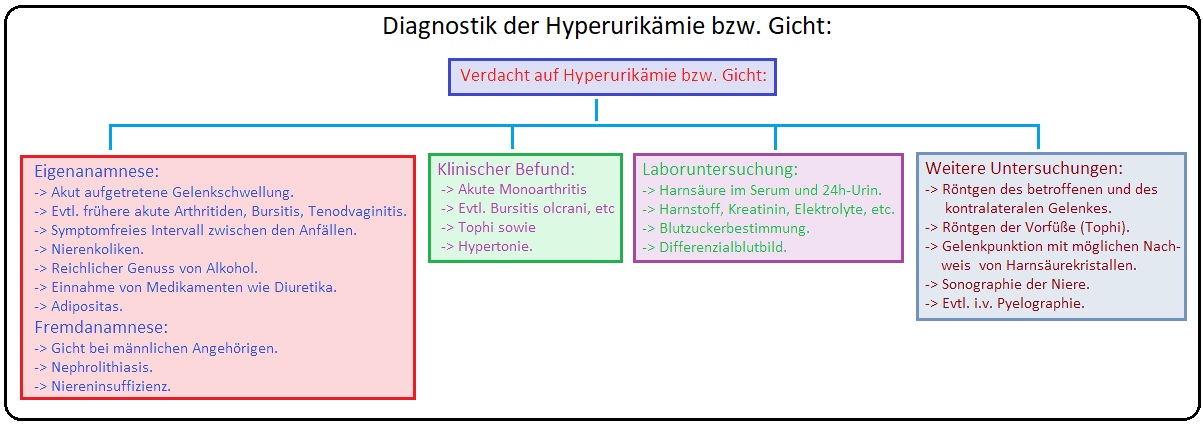 507 Diagnostik der Hyperurikämie bzw. Gicht